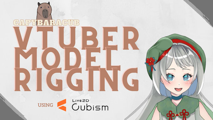 rig and animate 2d vtuber models using live2d