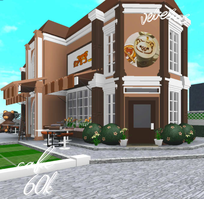 Build You A Bloxburg Cafe Exterior By Vebebd Fiverr 