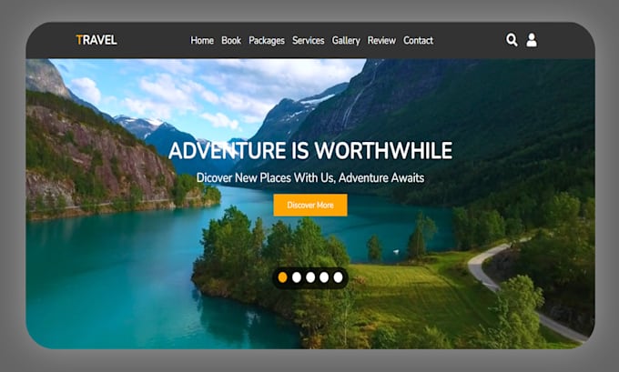 Create responsive website with modern ui ux in html, css, js by Gigform ...