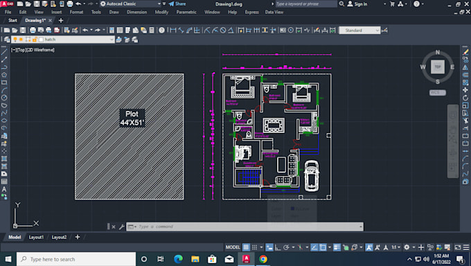 create 2d and 3d floor plan by autocad
