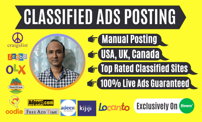 Post Your Ads On Top Rank Classified Ads Posting Site In Usa By