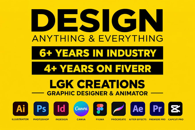 do any graphic design task in adobe illustrator , indesign and photoshop