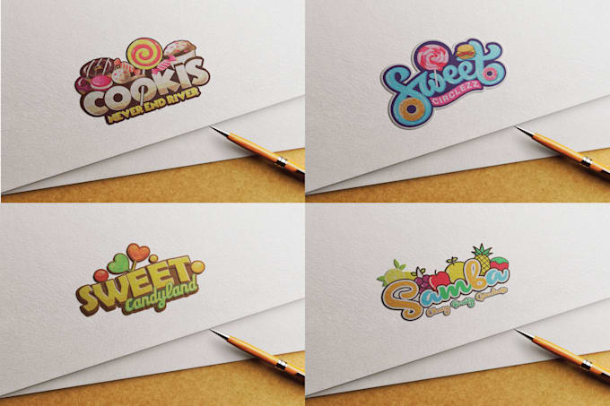 design ice cream, chocolate, sweets, treat, candy logo