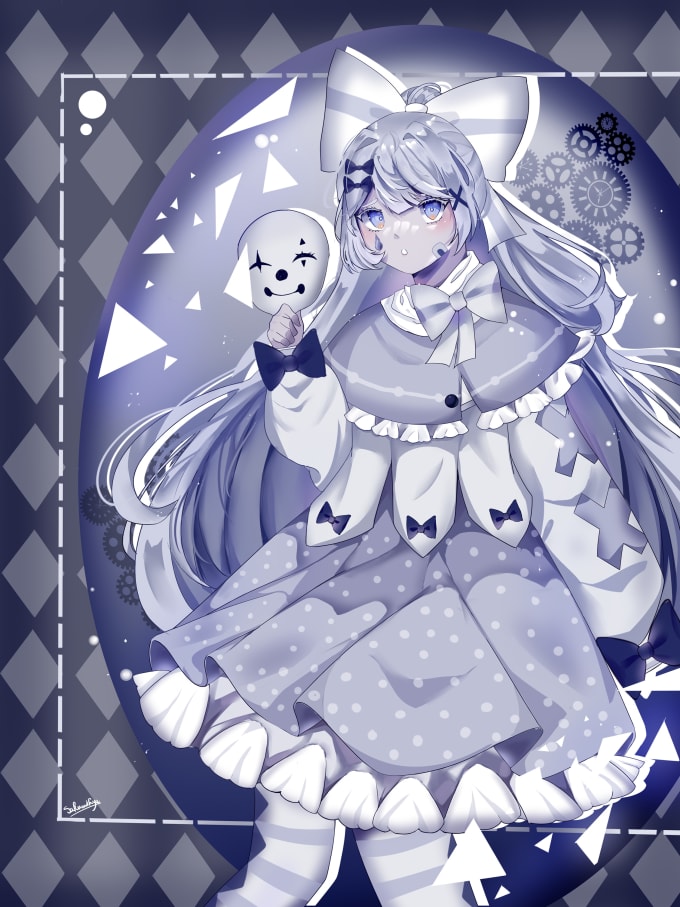 Draw anime characters by your choice original characters , fanarts by