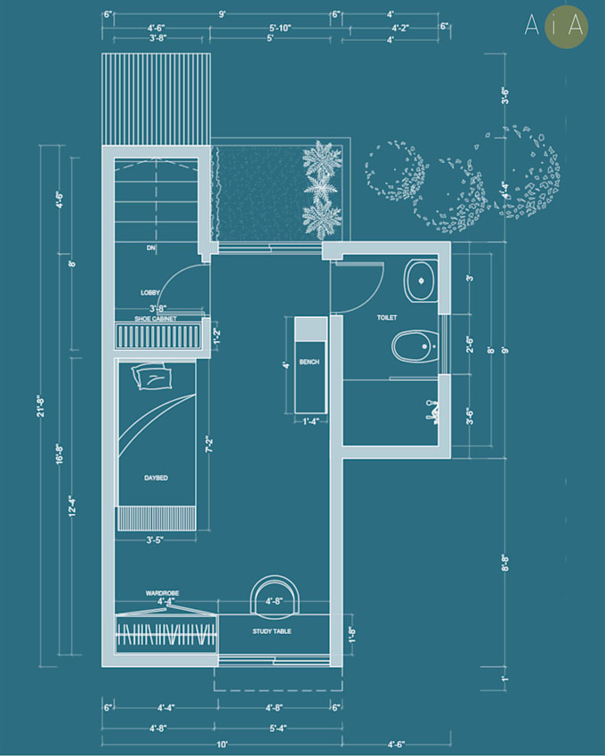 Create furniture layout for your interior plans by Afsha_07 Fiverr