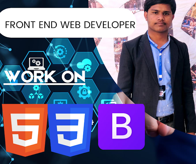 Be your front end web developer by Menghwarrajesh | Fiverr