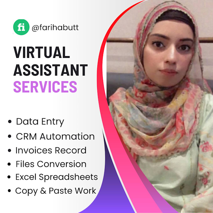do data entry, web research, copy paste, virtual assistant tasks