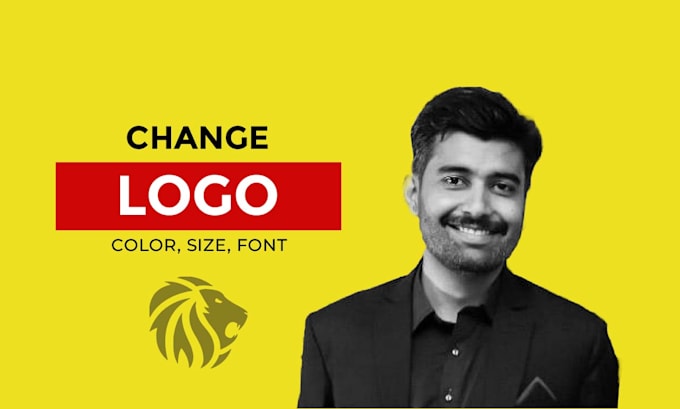 change logo color size font resolution image transparent background