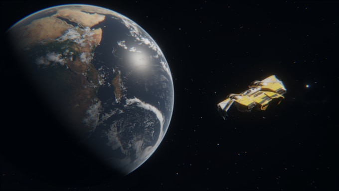 3d model high quality starships and spaceships