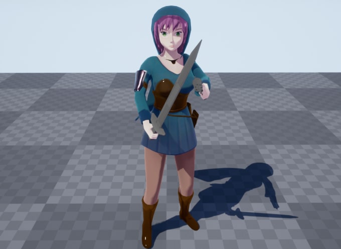 Best anime character model, 3d anime character, 3d anime, by Leemhio |  Fiverr