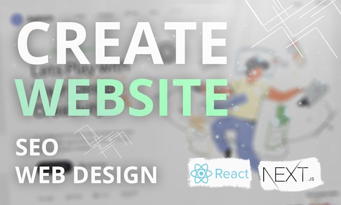 Create a reactjs and nextjs website by Ronw1ls | Fiverr