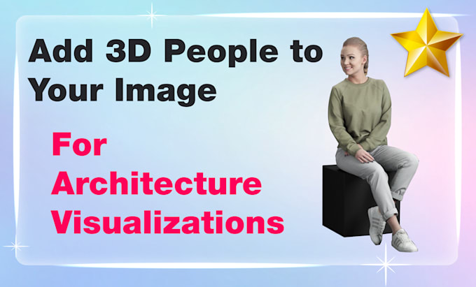 add 3d people to your render