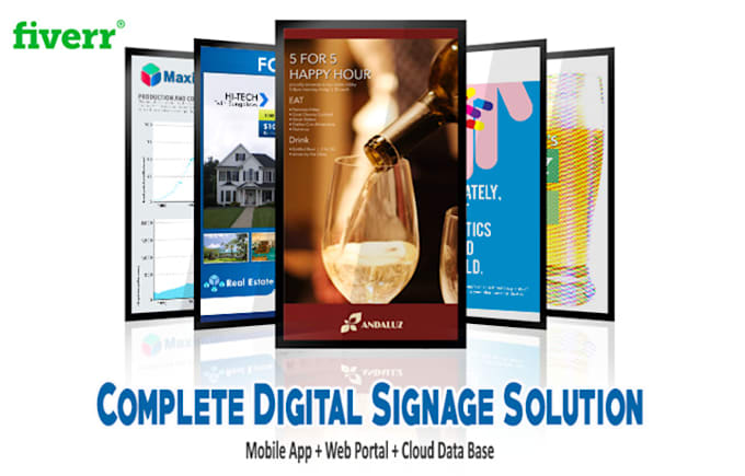develop media player and cms for digital signage software