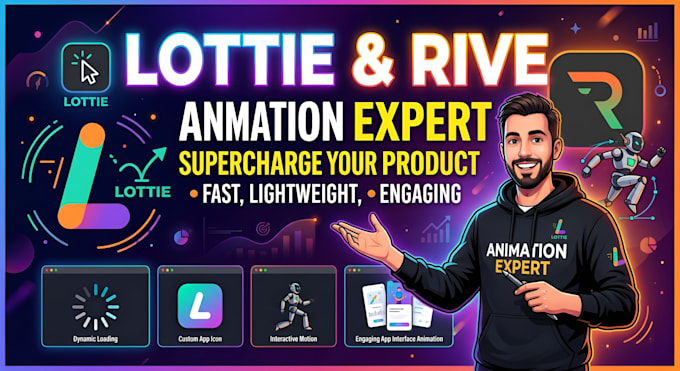 create lottie animation, lottie json and svg animation