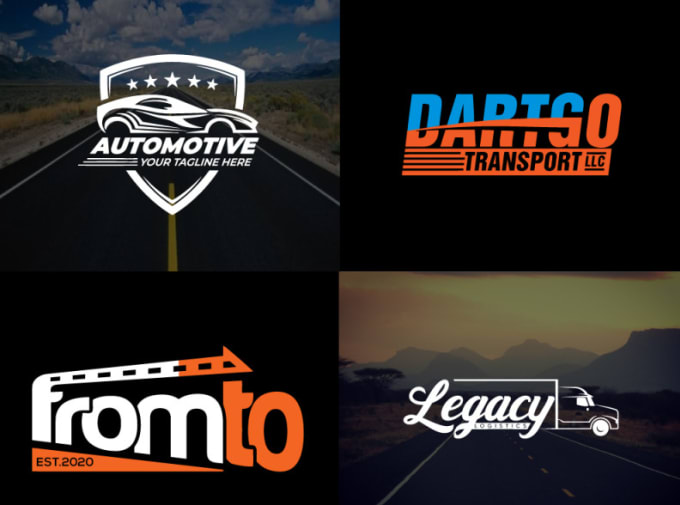 logo designs trucking logistics