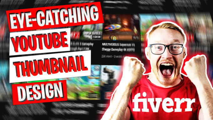 Create youtube thumbnails that grab peoples attention by Crazejayy | Fiverr
