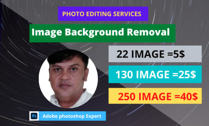 remove background of any types images