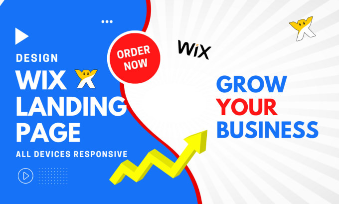 design the finest and unique wix landing page