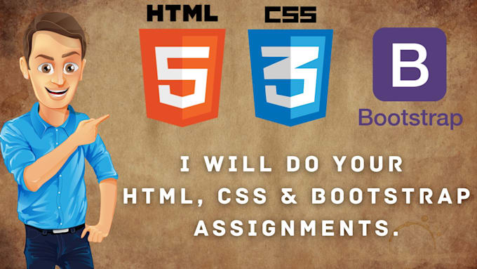 Do your html, css and bootstrap assignments by Mna_43 | Fiverr