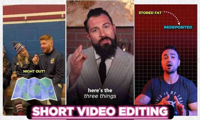 edit short videos with subtitles and caption for reels, tiktok, youtube shorts