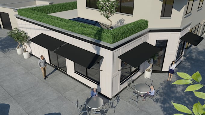 design realistic exterior 3d rendering and animation