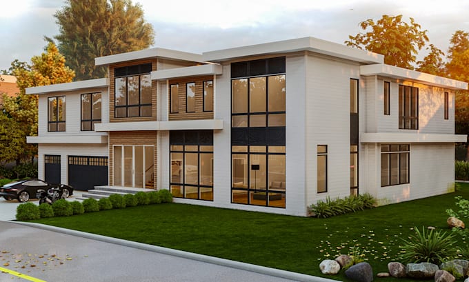 provide amazing architectural 3d rendering