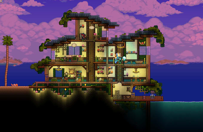 build anything you want in terraria