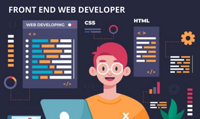 Be your front end web developer using html css bootstrap by Naveed ...