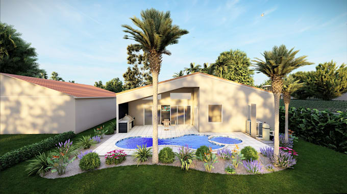 backyard landscape design, garden shed, garden house, greenhouse