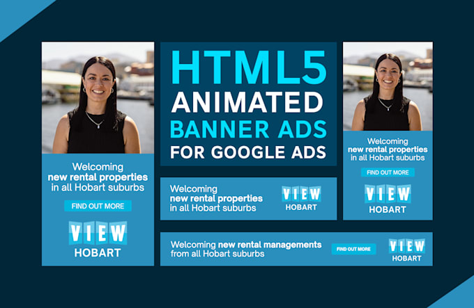 design animated GIF or HTML5 banner ads
