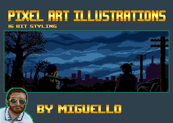 create any pixel art illustration