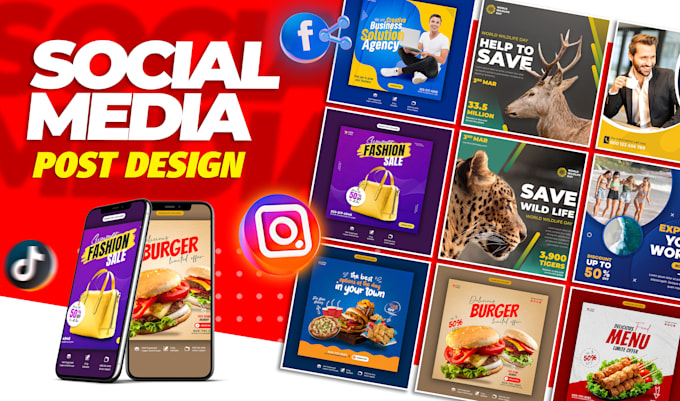 design professional social media banners, post, creative ads