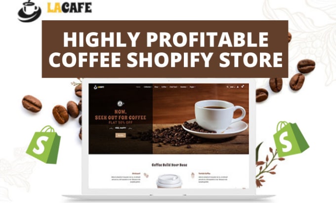 Design highly profitable coffee website tea beverages ...