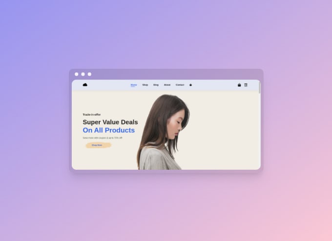 Ecommerce website with html css javascript 16 component by Evans imoudu