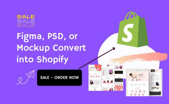 convert figma to shopify high converting landing page