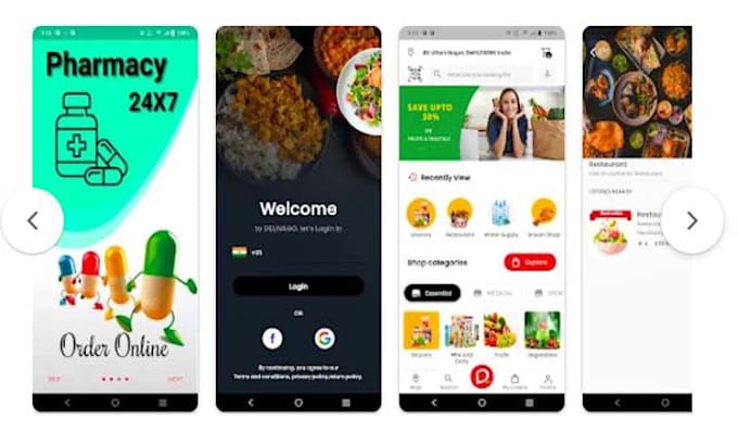Multi vendor food grocery pharmacy by Delivago | Fiverr