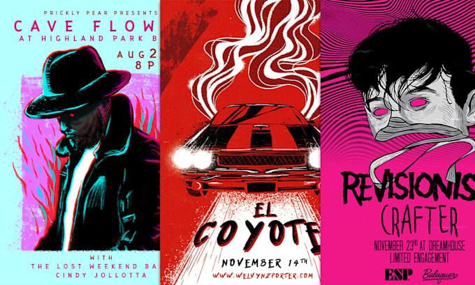 design professional concert poster or flyer for your band