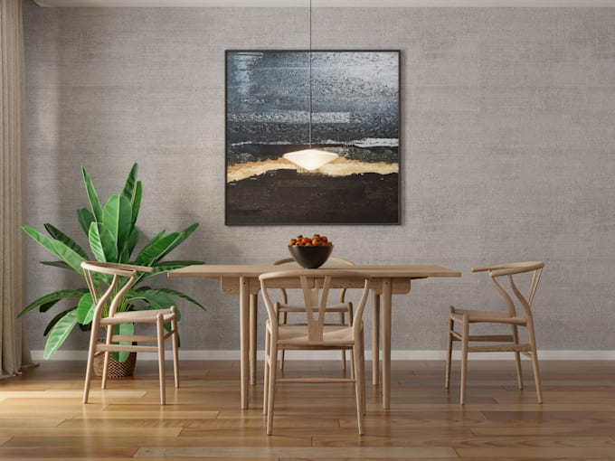 create modern and realistic interior design