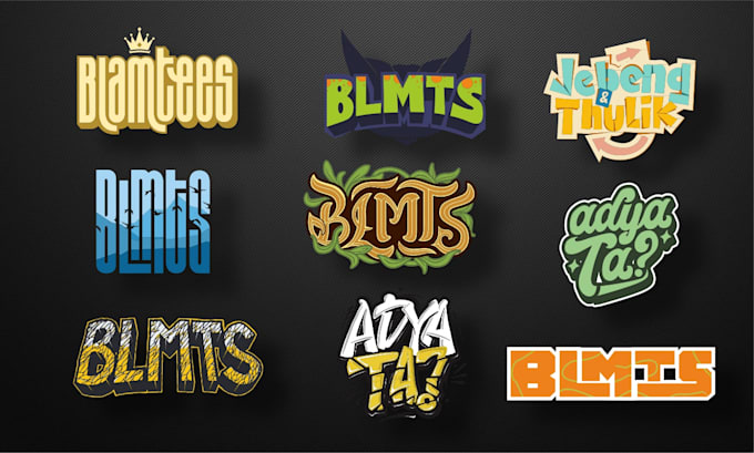 Create custom lettering design for your merch by Onehitlettering | Fiverr