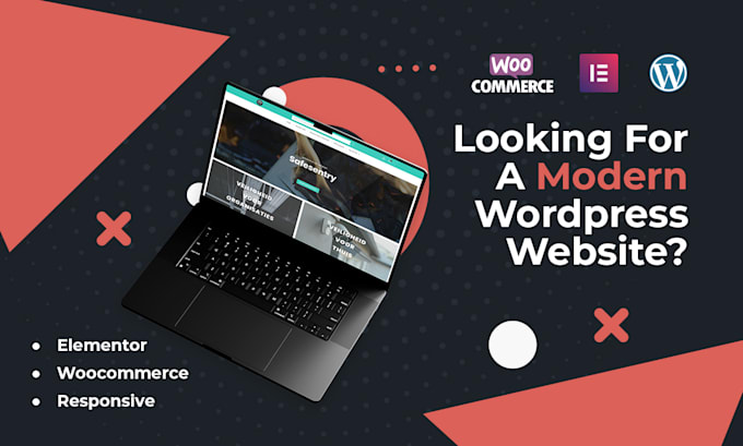 build elementor responsive modern wordpress website