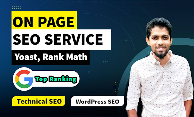 do onpage seo optimization by wordpress yoast rankmath technical service