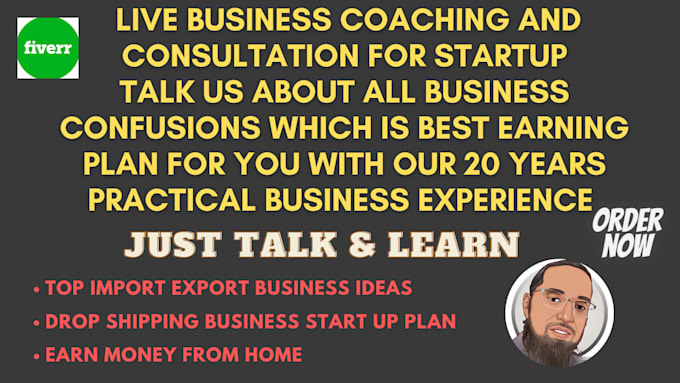 be your business coach consultation teach start up make money online