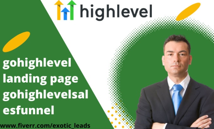 Gohighlevel landing page go high level salesfunnel gohighlevel to