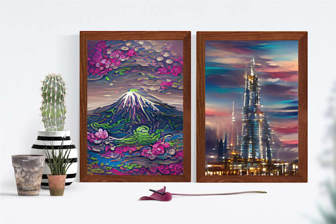 Review I will do ai etsy digital art ,canvas wall art for online stores