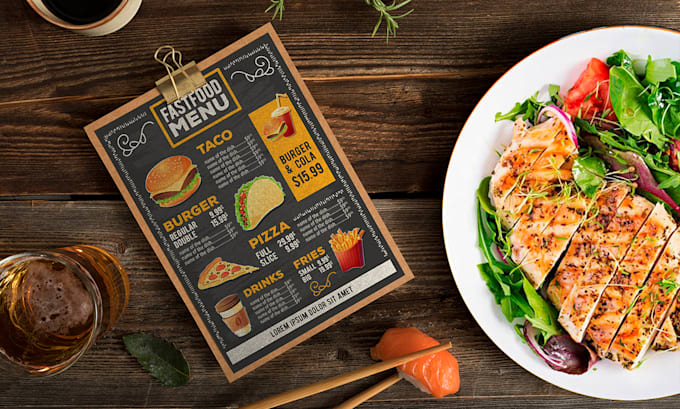 do modern menu design