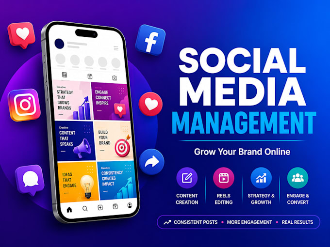 manage your social media and help your brand to grow