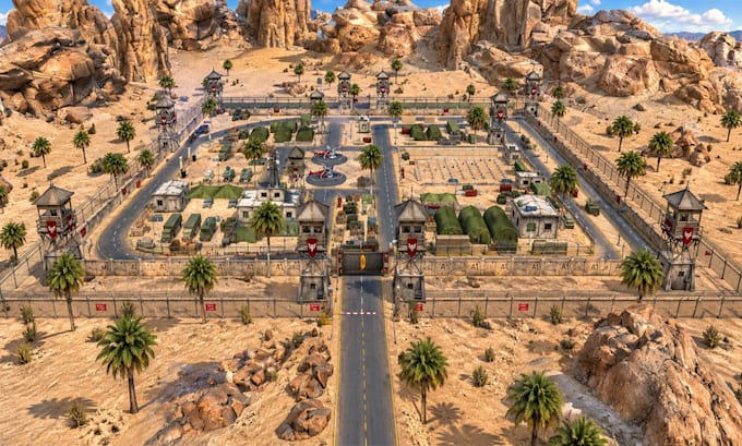 create 3d game environments and props in blender