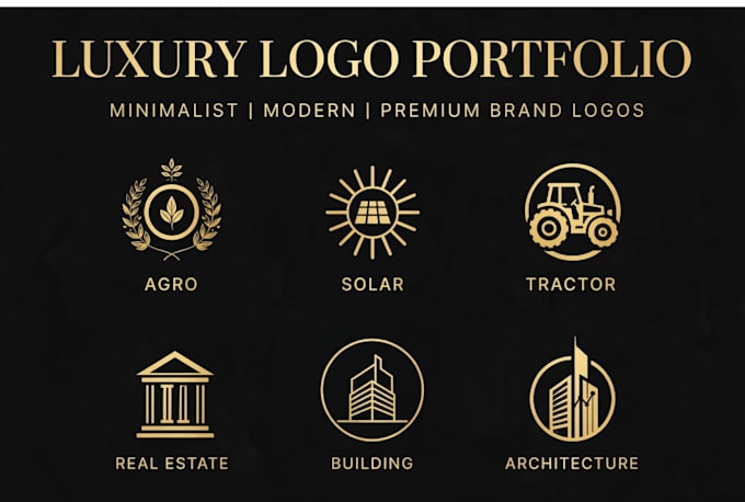 create a luxury modern minimalist business logo design