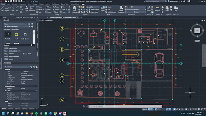 Redraw 2d floorplan by autocad sketchup by Angelaahh Fiverr