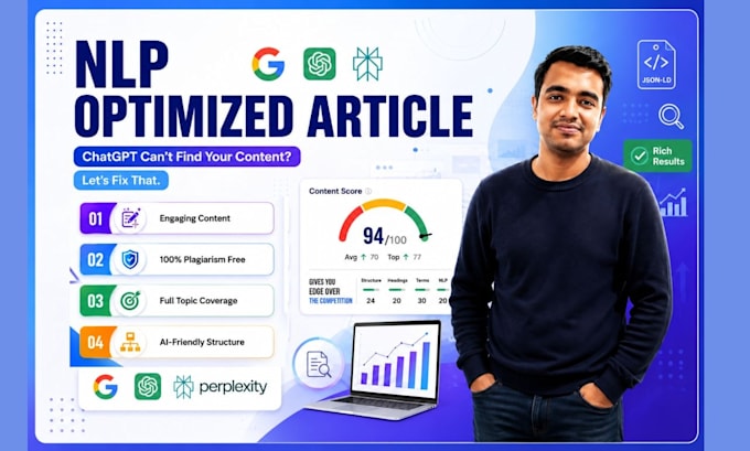 optimize existing content nlp of 10 pages for ai search